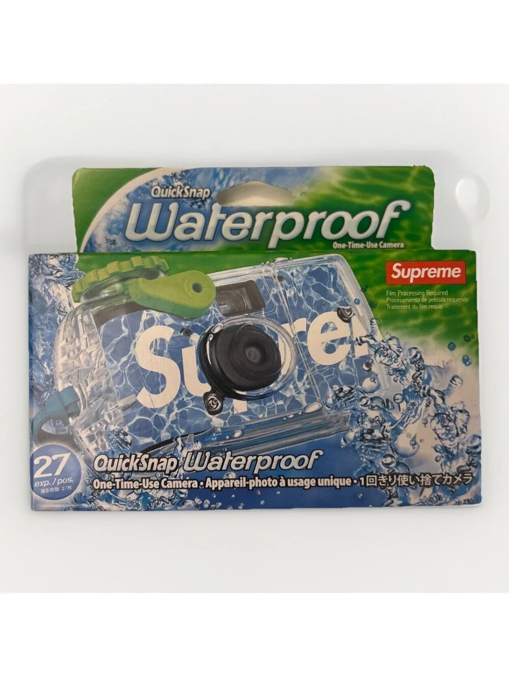 BNWT Fujufilm Supreme Quicksnap Waterproof Camera One Time Use 800 ISO Film